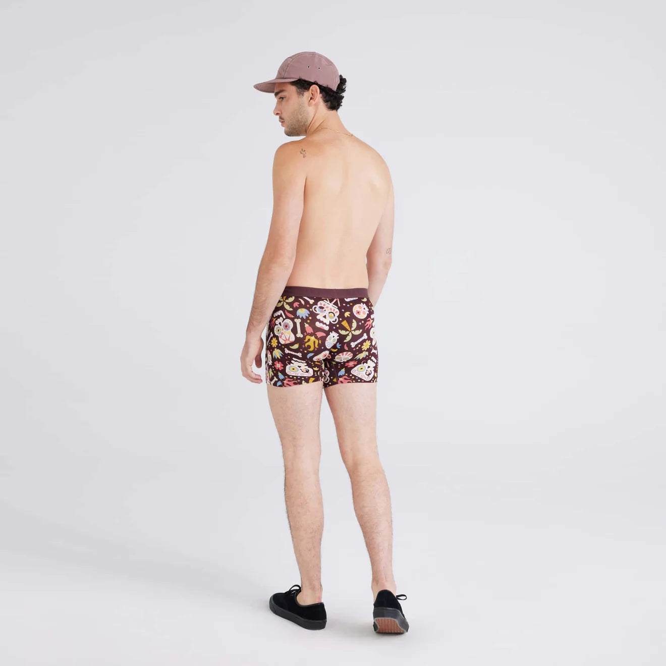 'SAXX Vibe Boxer Brief' with 'Fudge Dia De Los Muertos' print