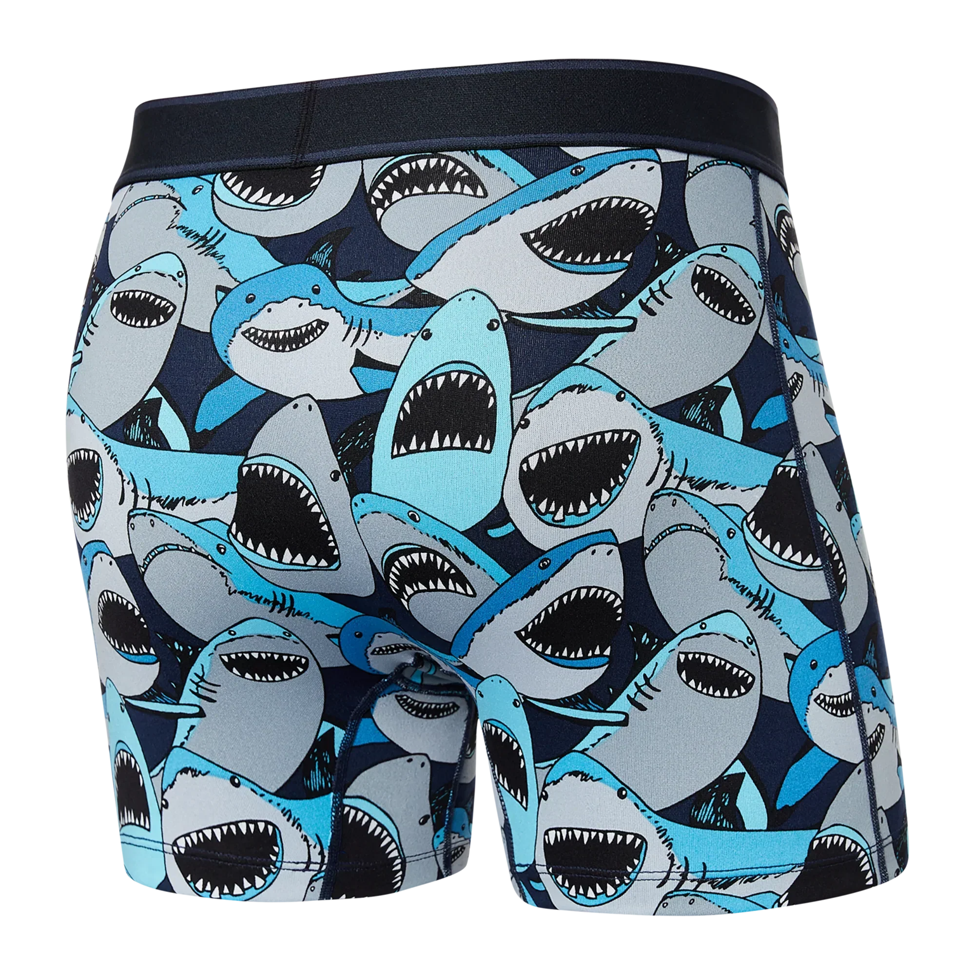 'SAXX Daytripper Boxer Brief - Shark Tank Camo' in 'Navy' colour
