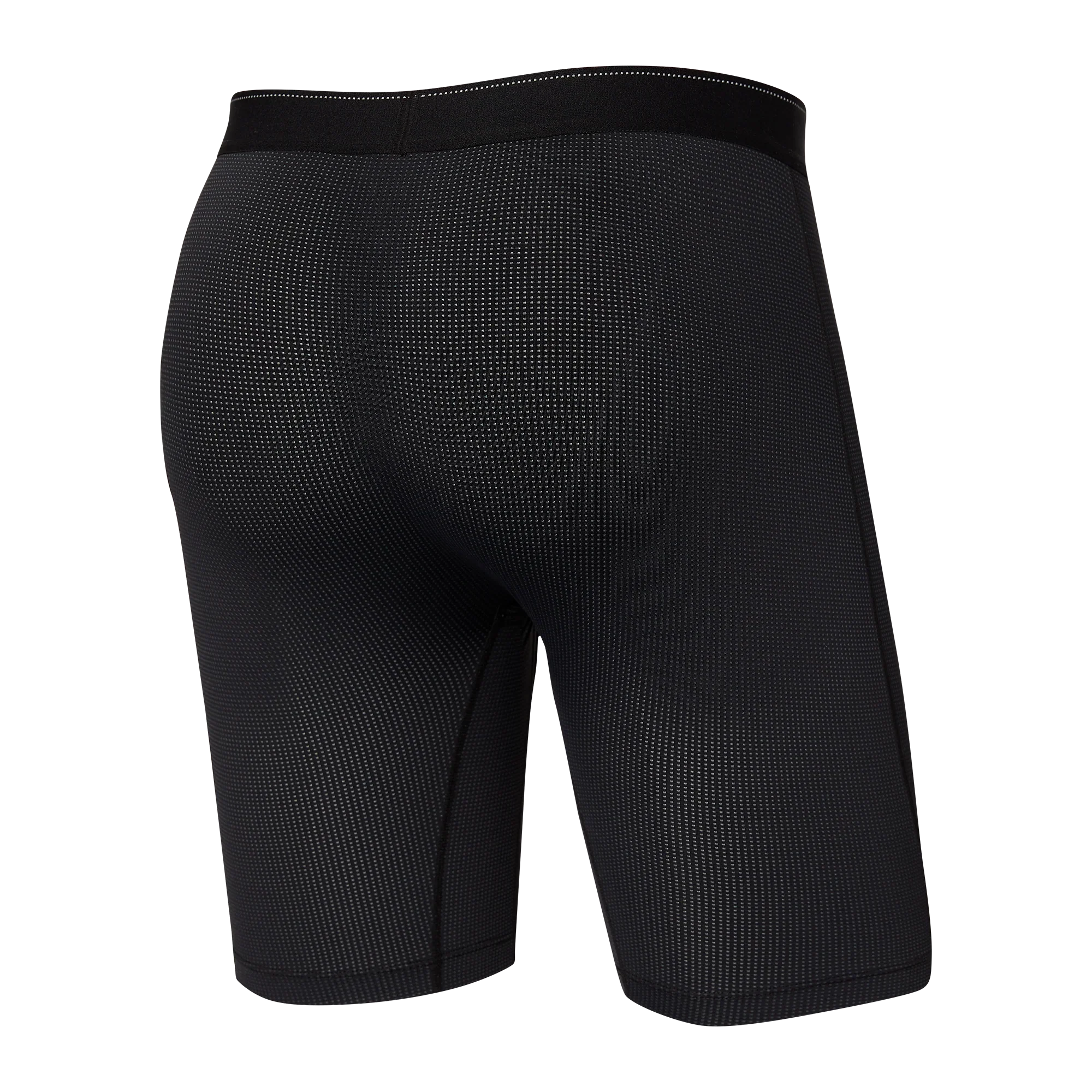 'SAXX Quest Quick Dry Mesh Long Leg - Black II' in 'Black' colour