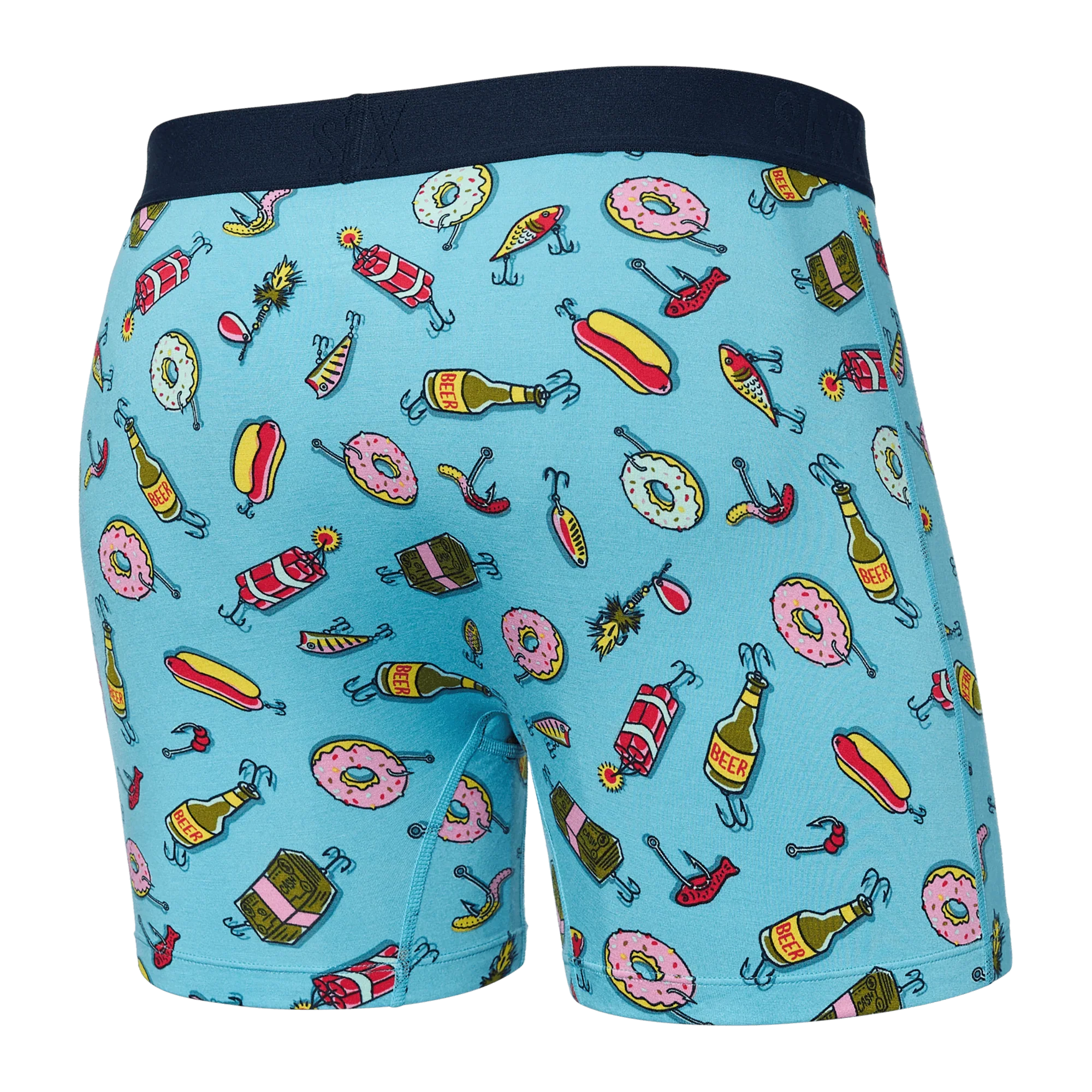 'SAXX Ultra Super Soft Boxer Brief - I'll Try Anything' in 'Maui' colour