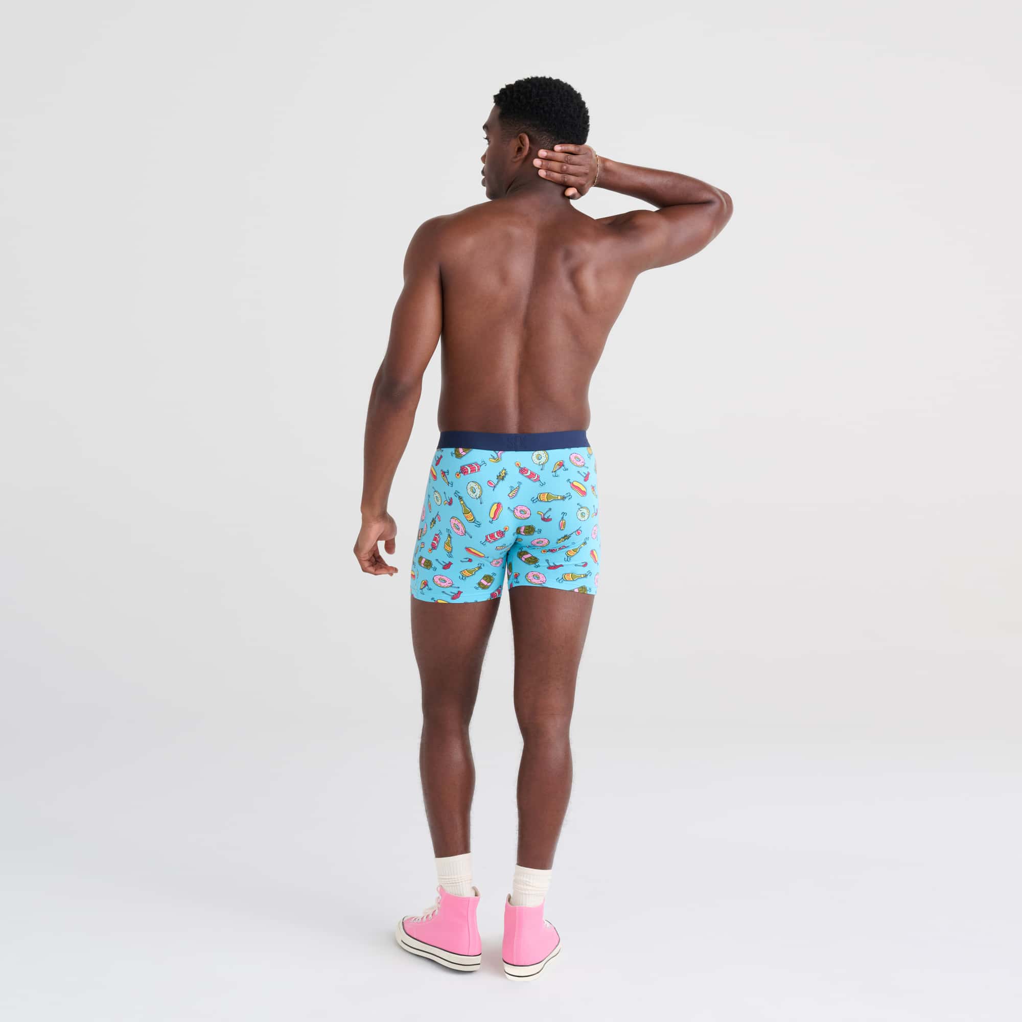 'SAXX Ultra Super Soft Boxer Brief - I'll Try Anything' in 'Maui' colour