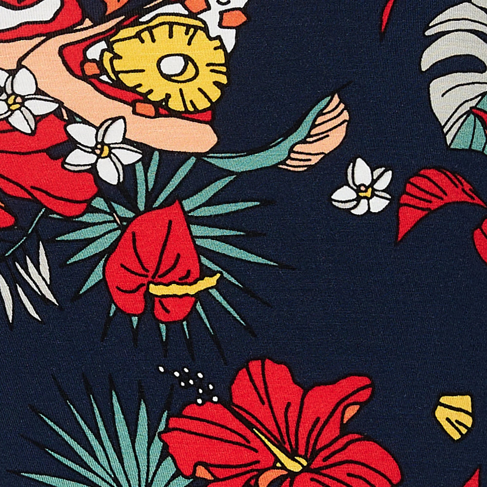 'SAXX Ultra Super Soft Boxer Brief - Hawaiian Pizza' in 'Navy' colour