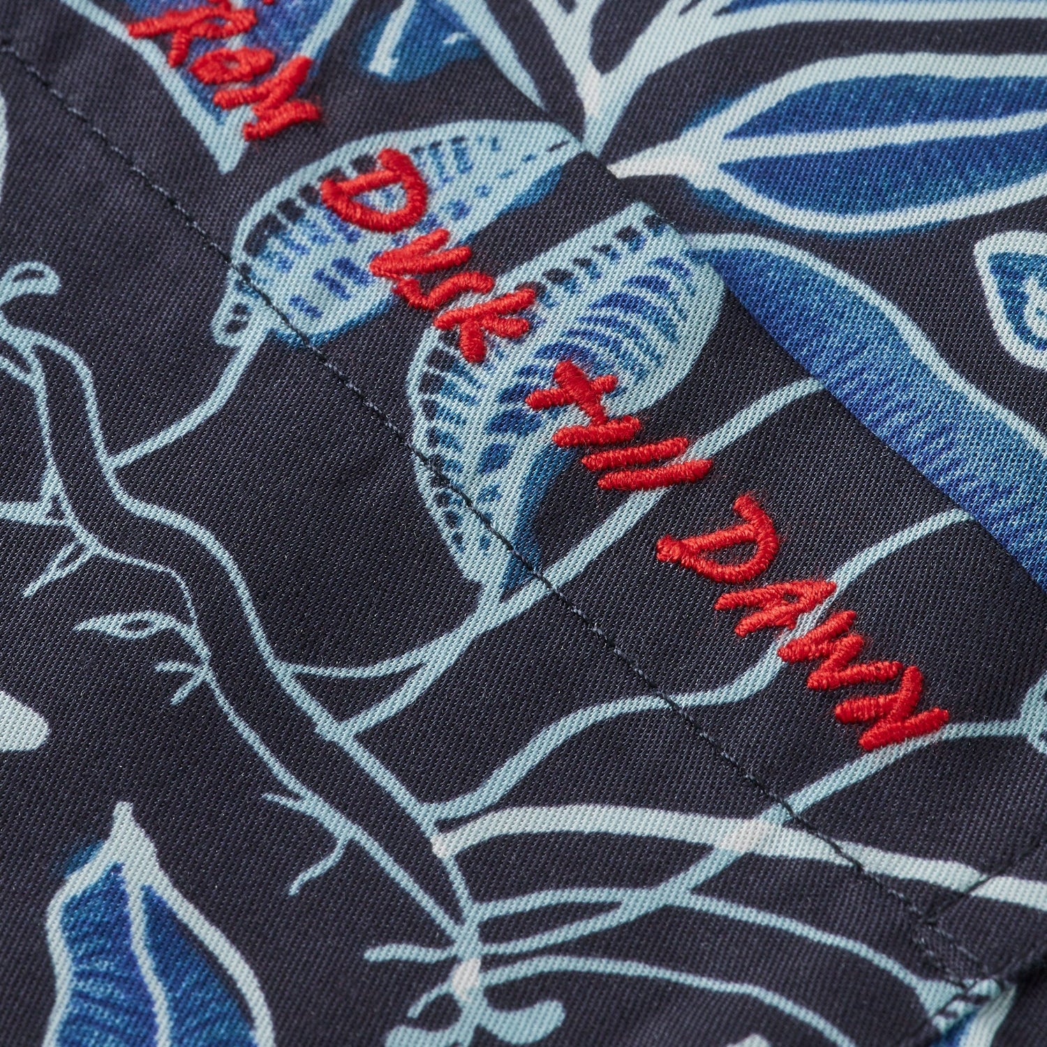 'Scotch & Soda Allover Print Button Down Camp Shirt' in 'Nocturnal Floral' colour