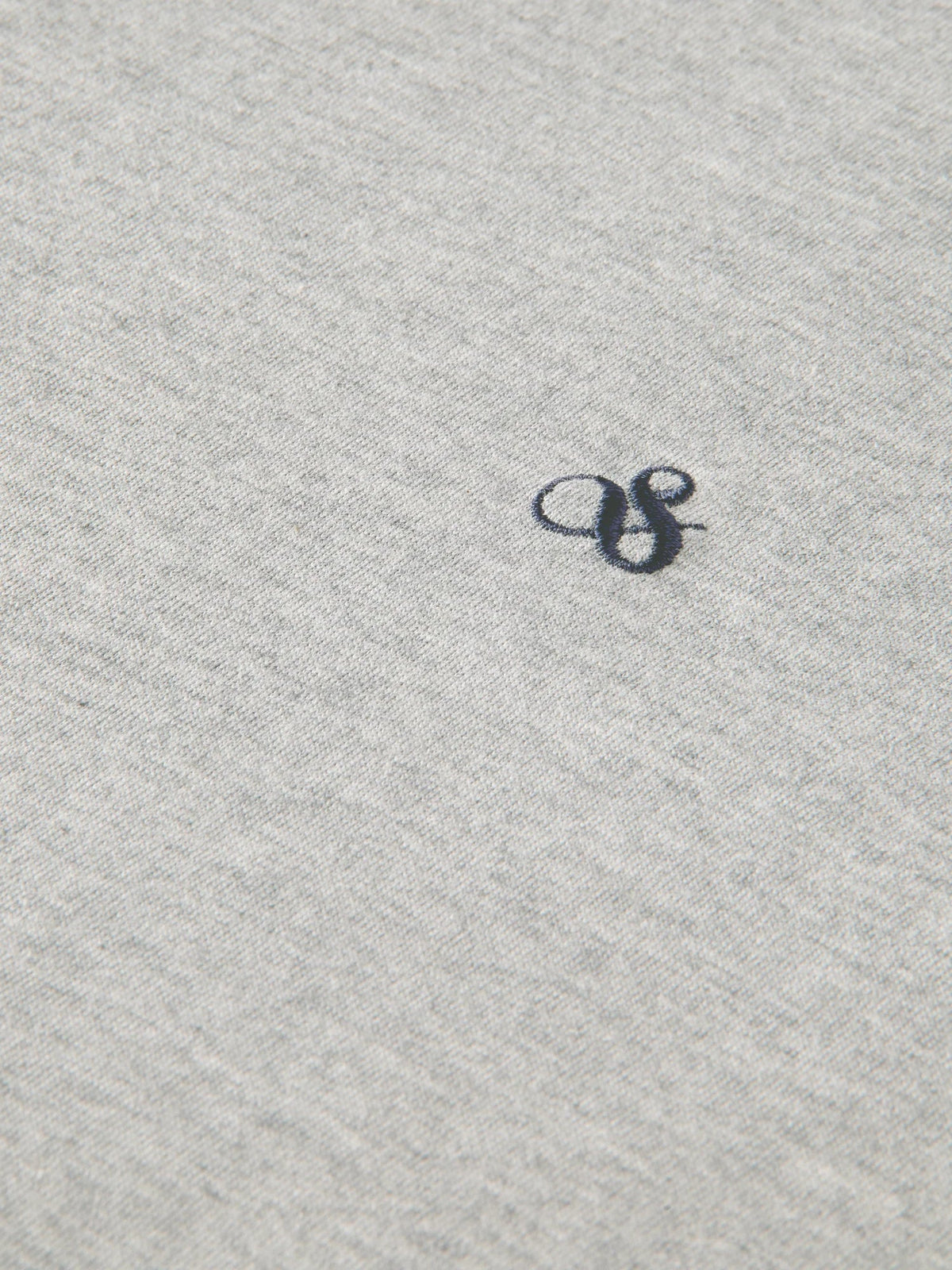'Scotch & Soda Crewneck Jersey T-Shirt In Organic Cotton' in 'Grey Melange' colour