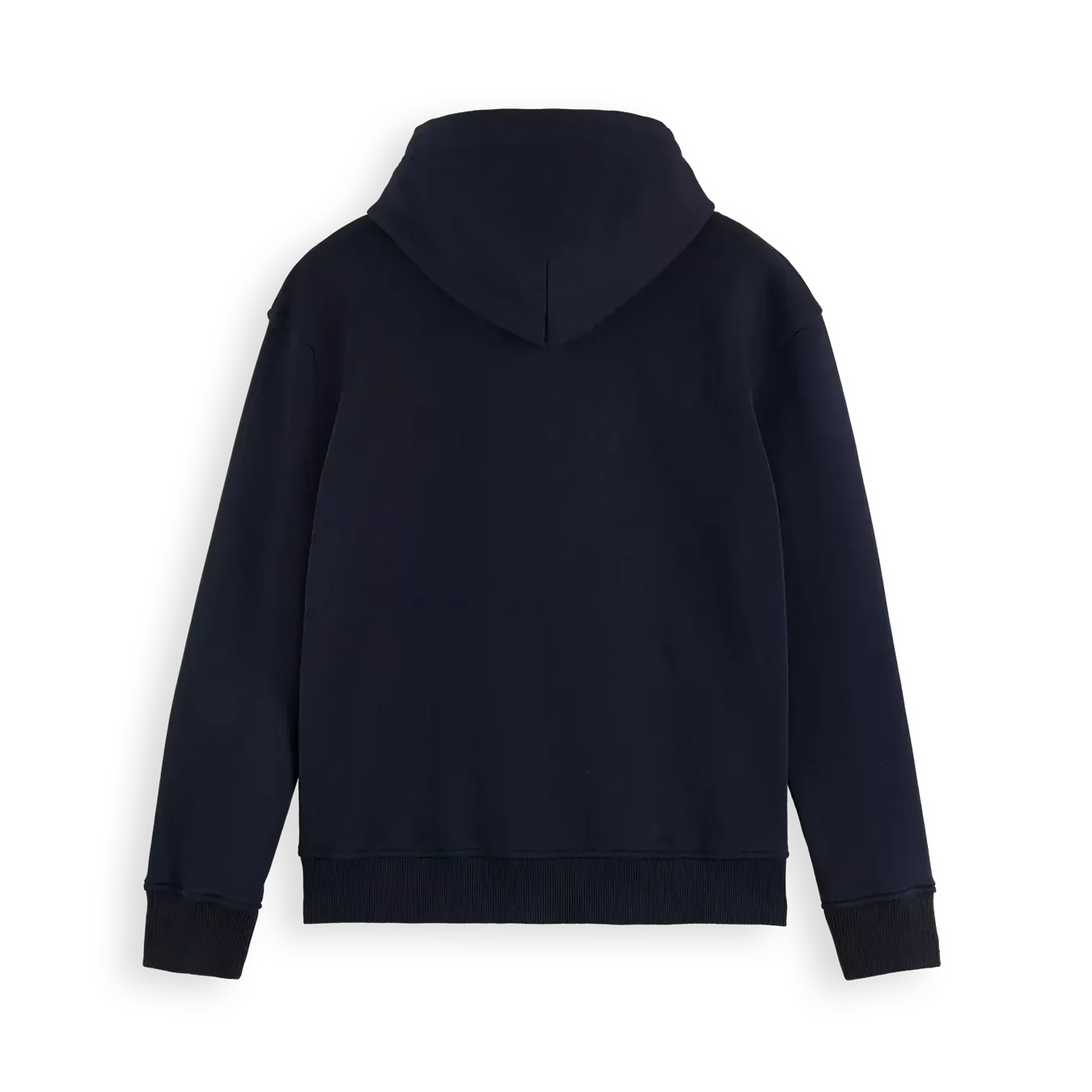 'Scotch & Soda Unisex Organic Cotton Zip-Thru Hoodie' in 'Night' colour