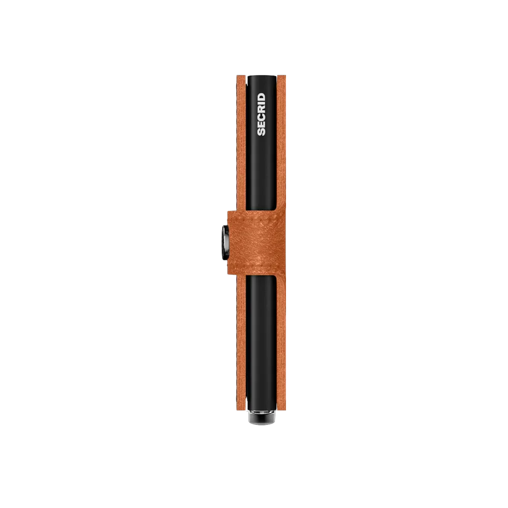 'Secrid Miniwallet - Premium Basco' in 'Cognac' colour