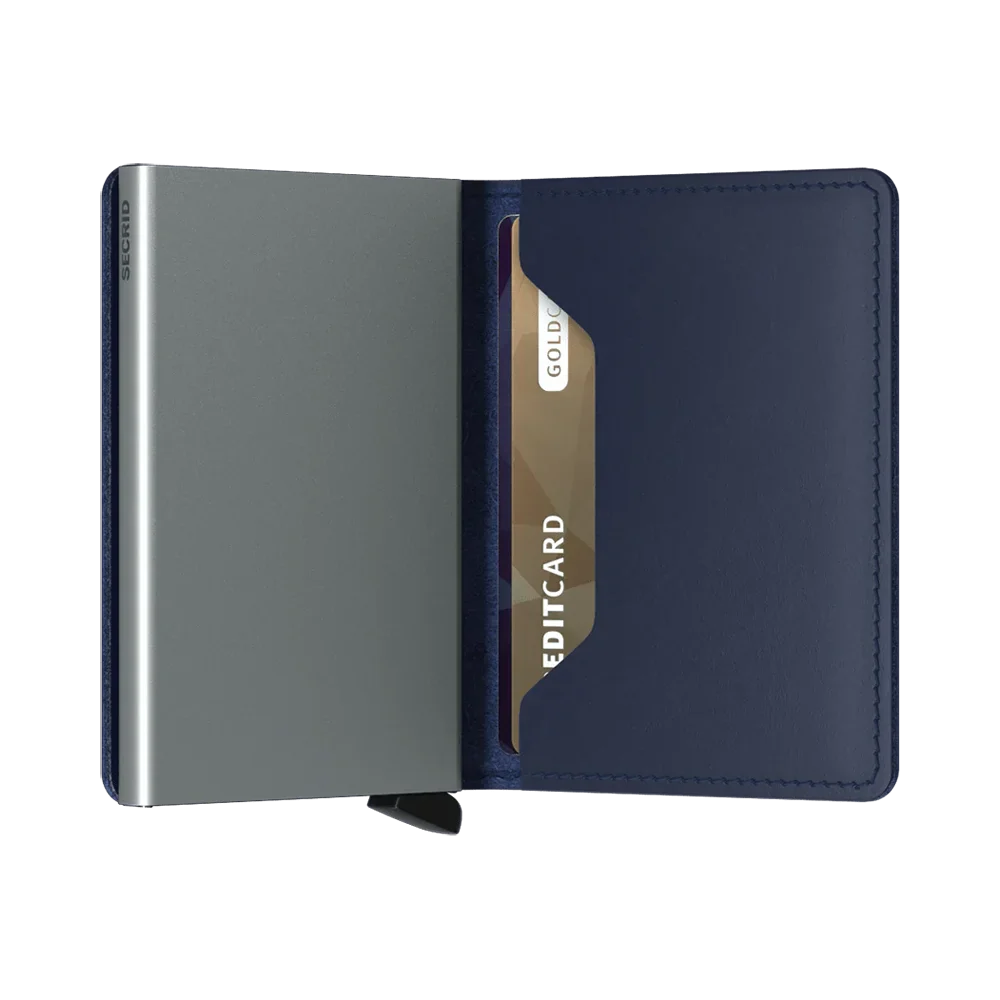 'Secrid Slimwallet - Original' in 'Navy' colour