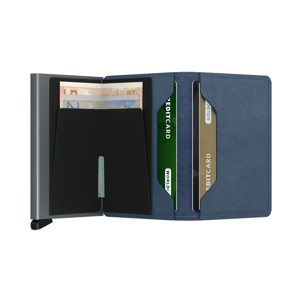 'Secrid Slimwallet - Original' in 'Ice Blue' colour