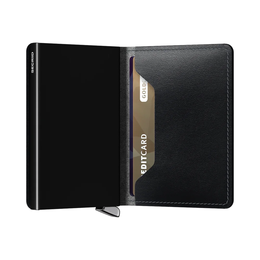 'Secrid Slimwallet - Premium Dusk' in 'Black' colour