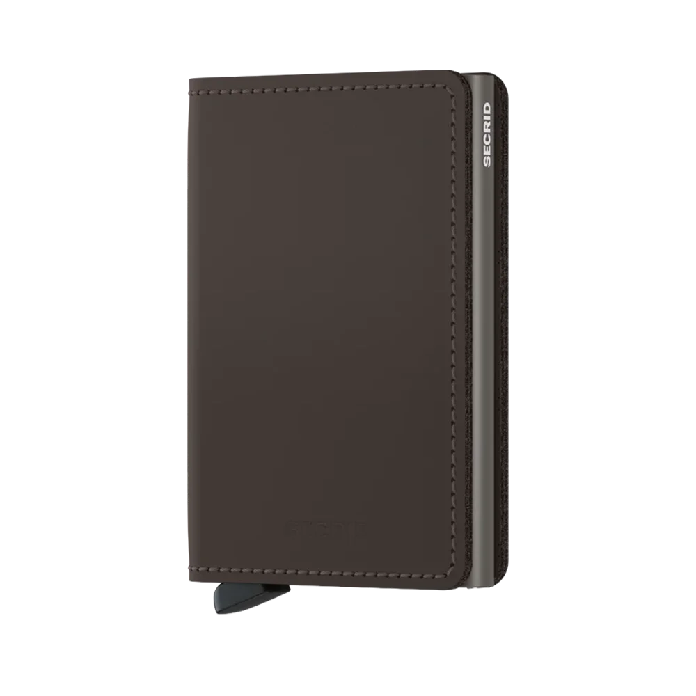 'Secrid Slimwallet - Matte' in 'Truffle' colour