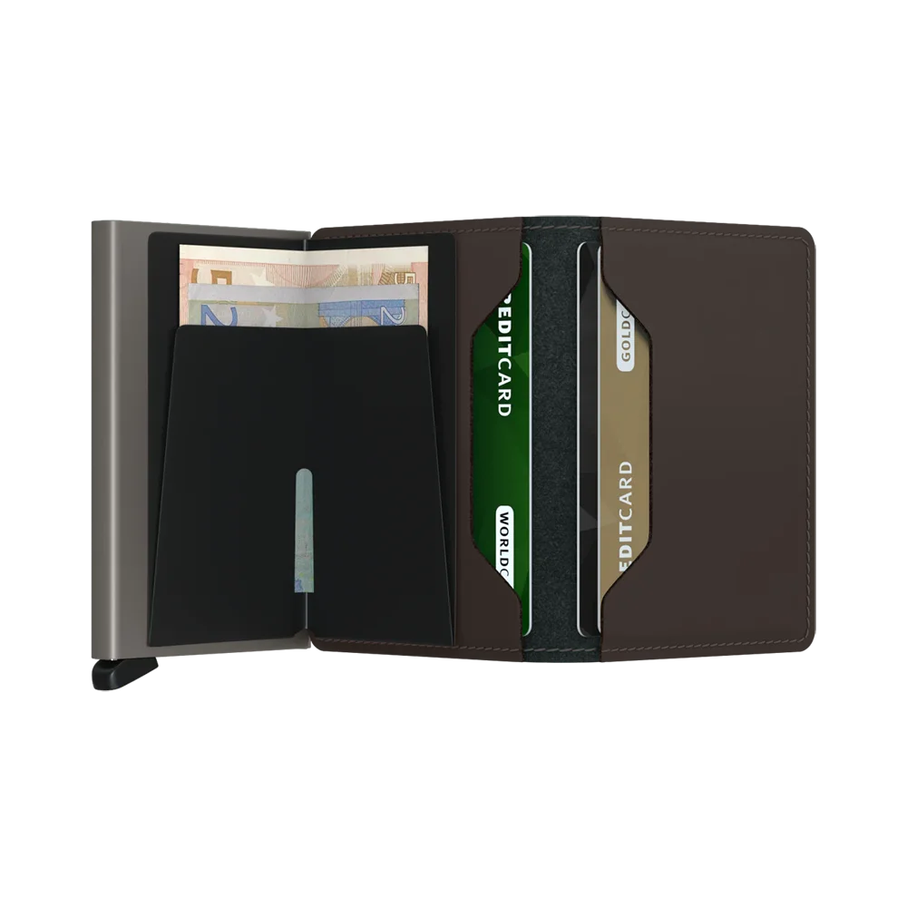 'Secrid Slimwallet - Matte' in 'Truffle' colour