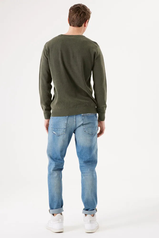 'Garcia I31242 Green Logo Jumper' in 'Green' colour