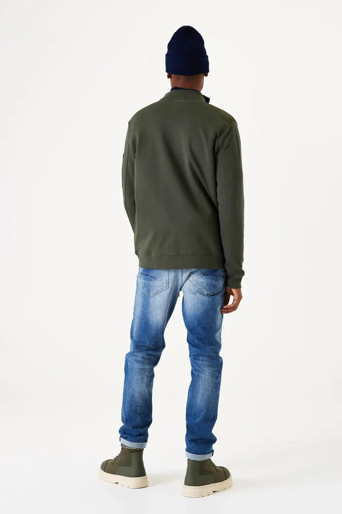 'Garcia I31267 Green Bomber Vest' in 'Green' colour