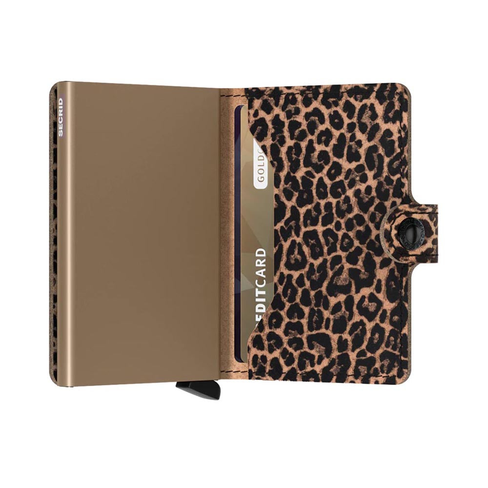 'Secrid Miniwallet - Leo' in 'Beige' colour