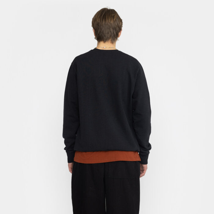 'Revolution 2758 Crewneck Sweater' in 'Black' colour