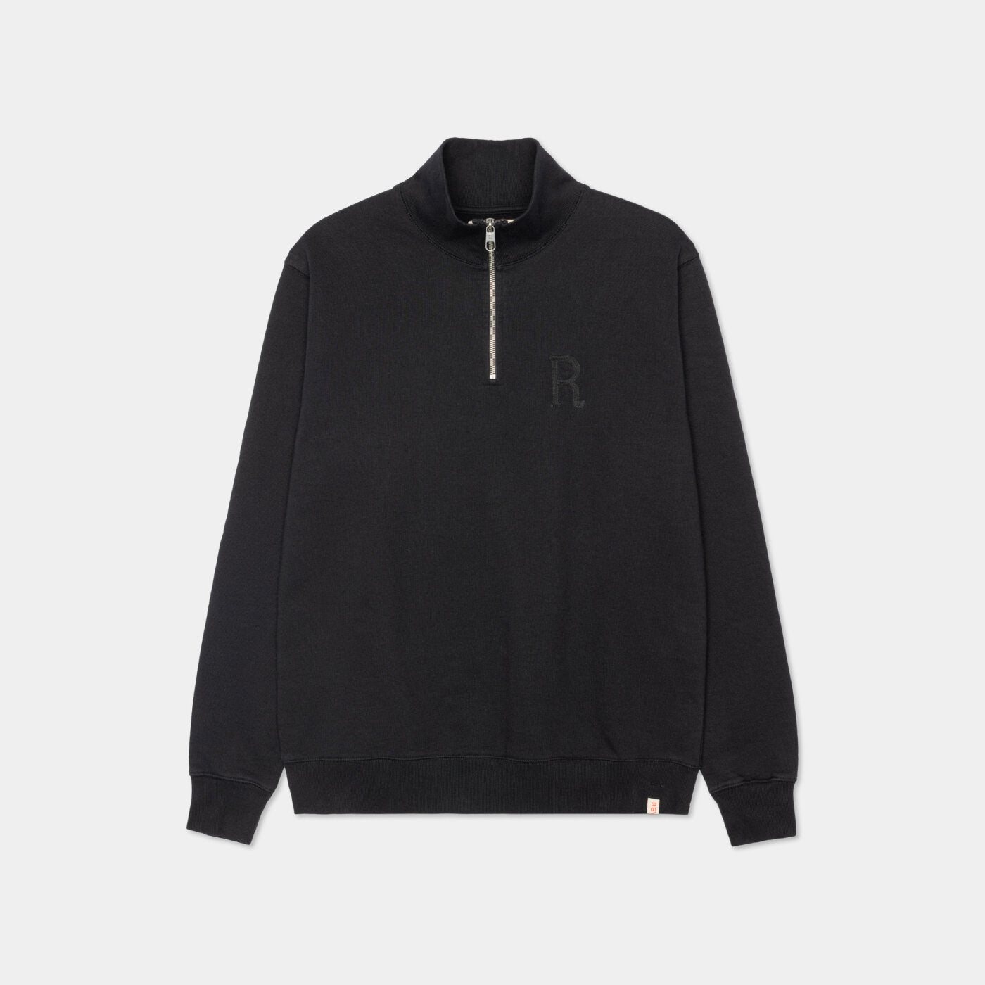 'Revolution 2763 Half Zip Sweatshirt' in 'Black' colour
