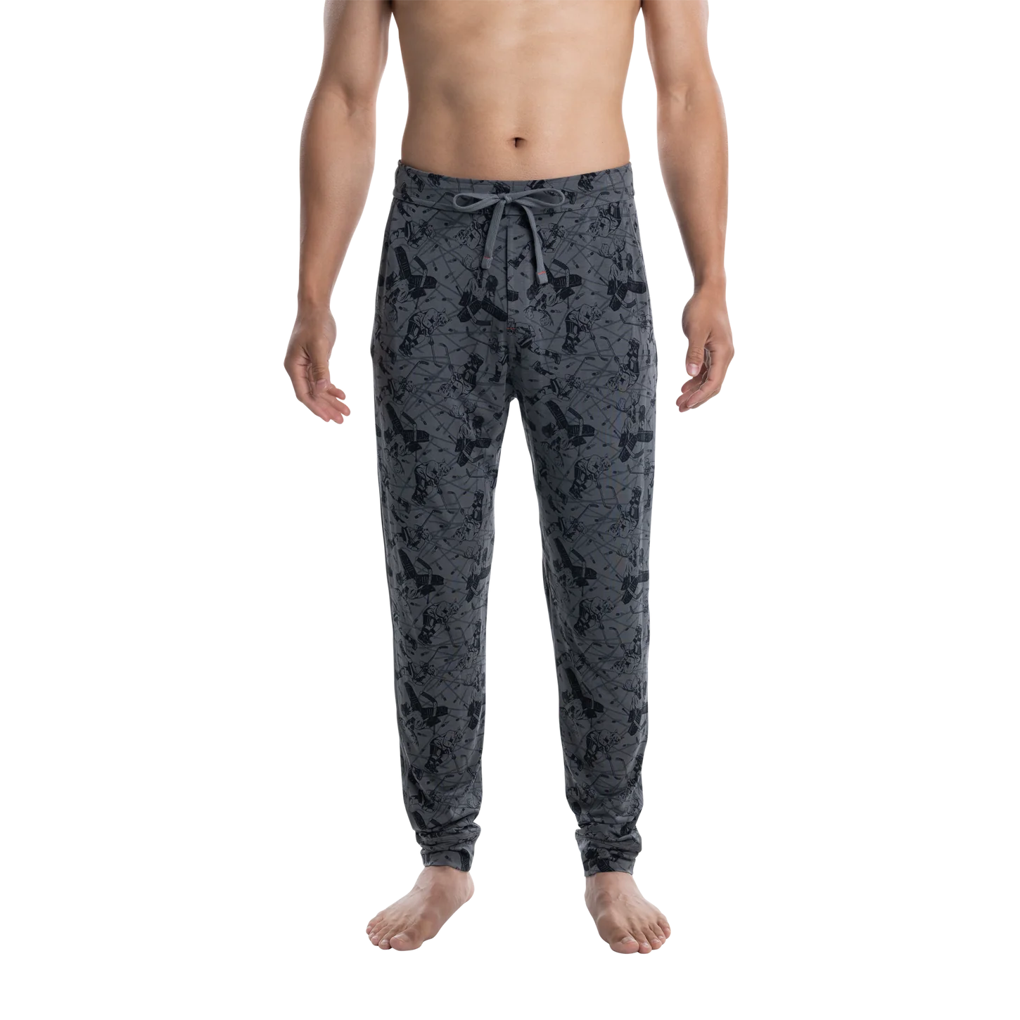 'SAXX Snooze Pants' in 'Graphite Wild Slapshot' colour