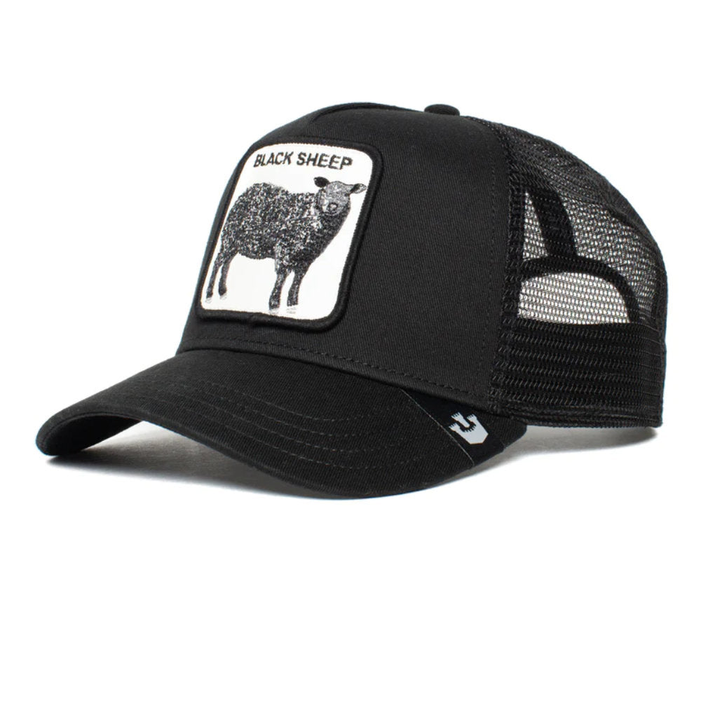 'Goorin Bros. The Black Sheep Trucker Hat' in 'Black' colour
