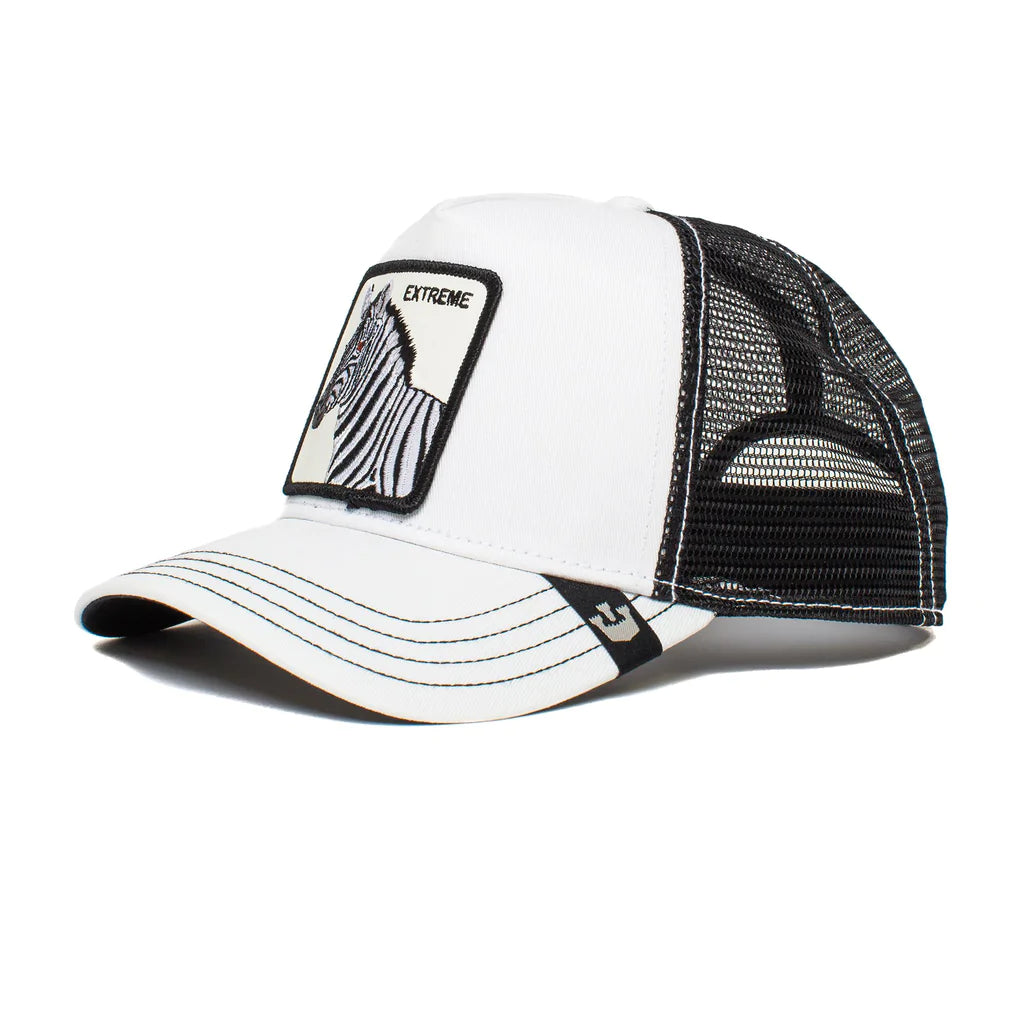 'Goorin Bros. Exxxtreme Trucker Hat (Kids)' in 'White' colour