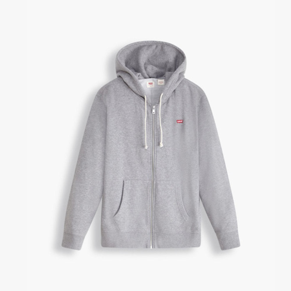 'Levis Core Ng Zip-Up Hoodie' in 'Chisel Grey Heather' colour