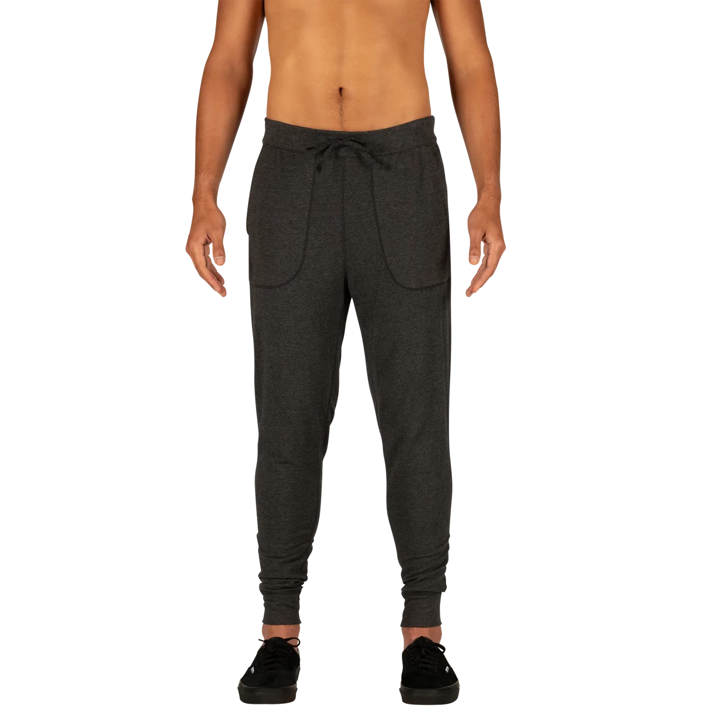 'SAXX 3Six Five Pants' in 'Black Heather' colour