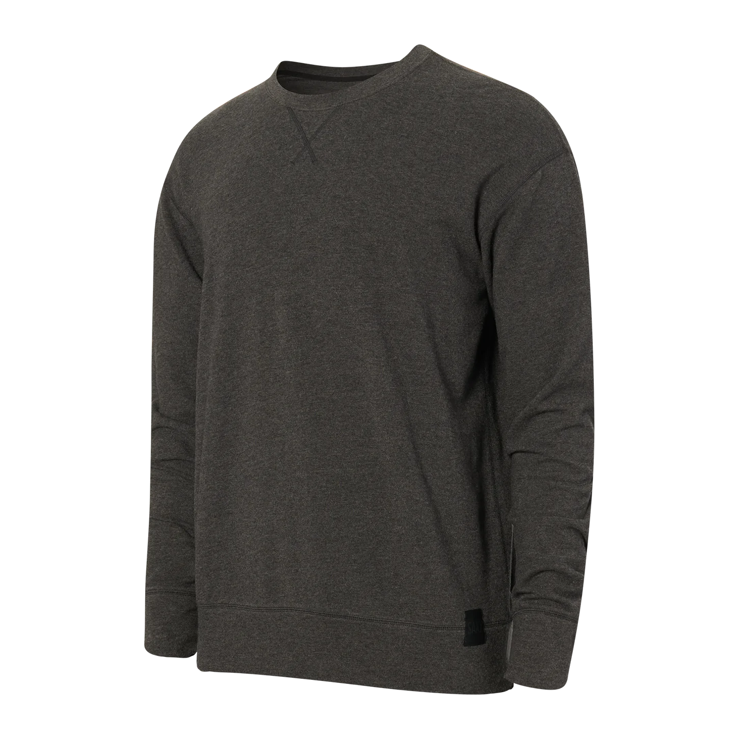 'SAXX 3Six Five L/S Crew Sweatshirt' in 'Black Heather' colour