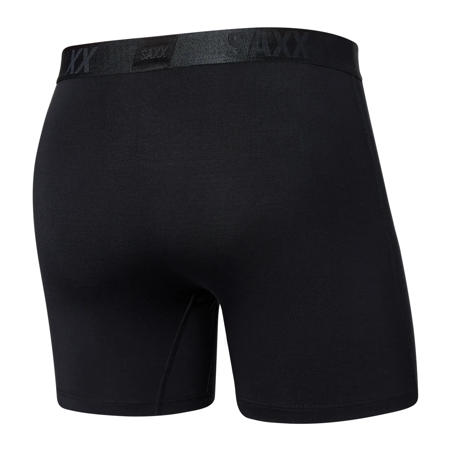 'SAXX 22nd Century Silk Boxer Brief - Black' in 'Black' colour