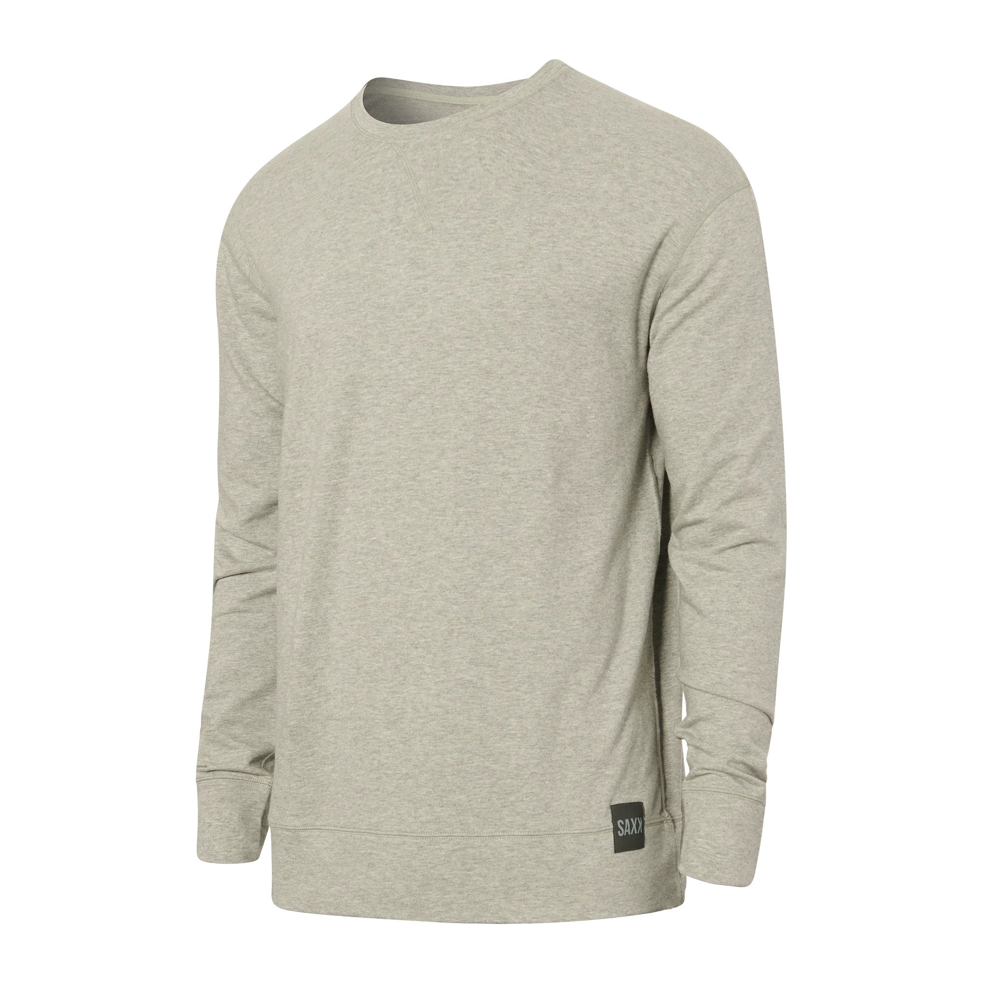 'SAXX 3Six Five L/S Crew Sweatshirt' in 'Ash Grey Heather' colour
