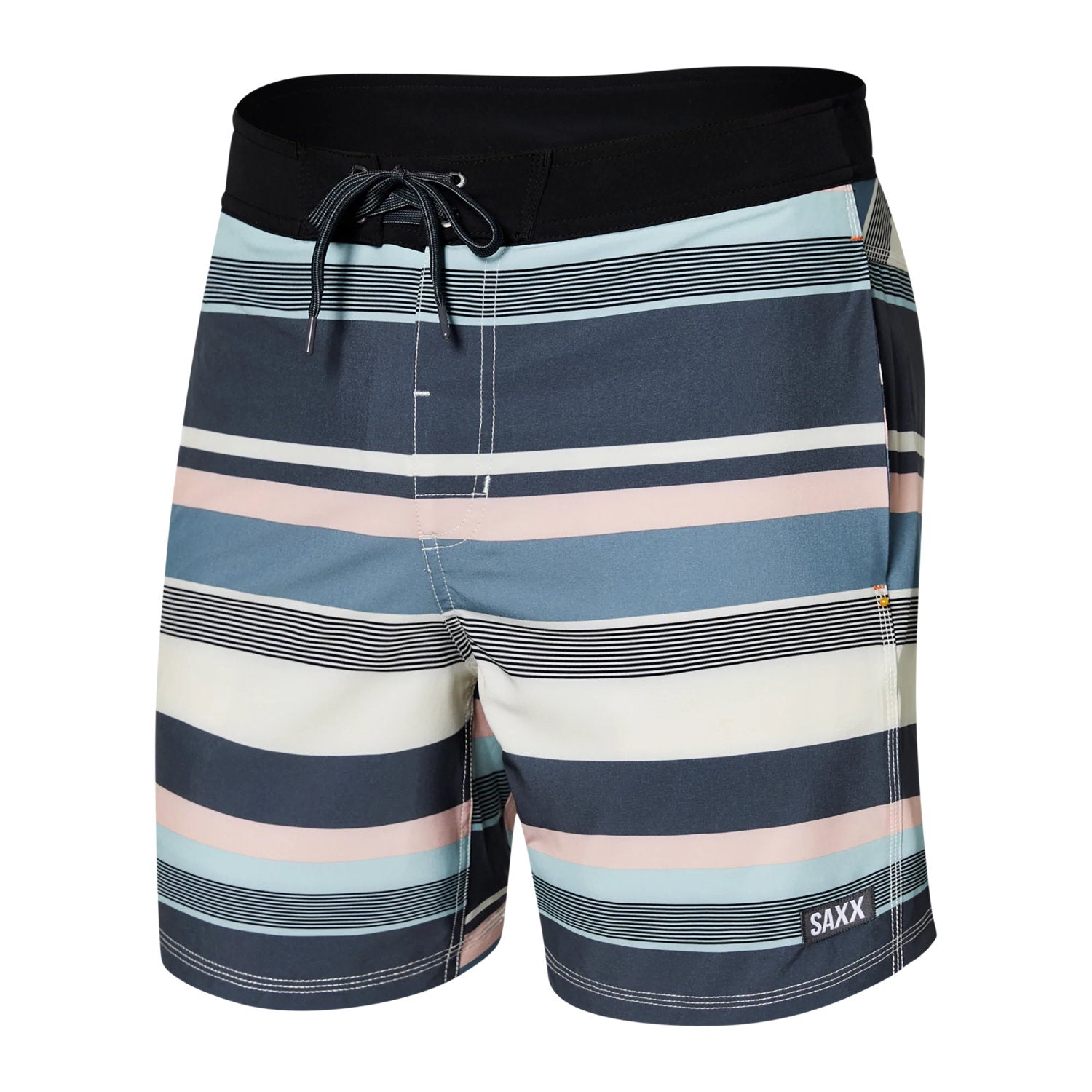 'SAXX Betawave 17" Swim Shorts' in 'Big Splash Rugby' colour