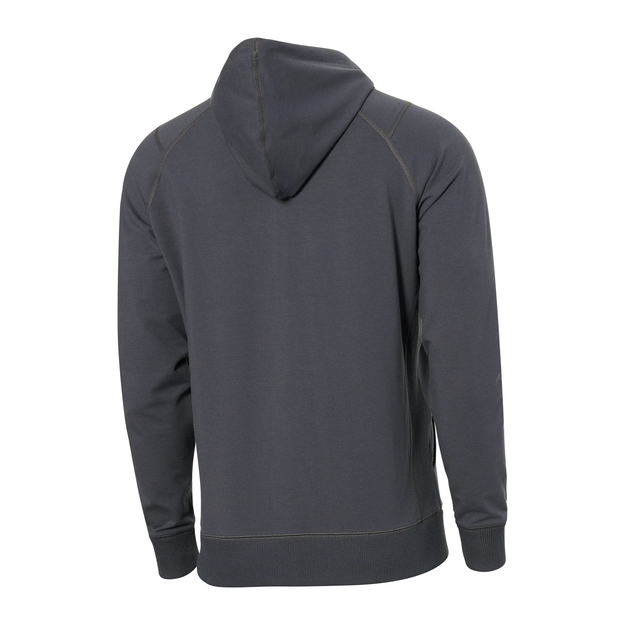 'SAXX Down Time Full-Zip Hoodie' in 'India Ink' colour