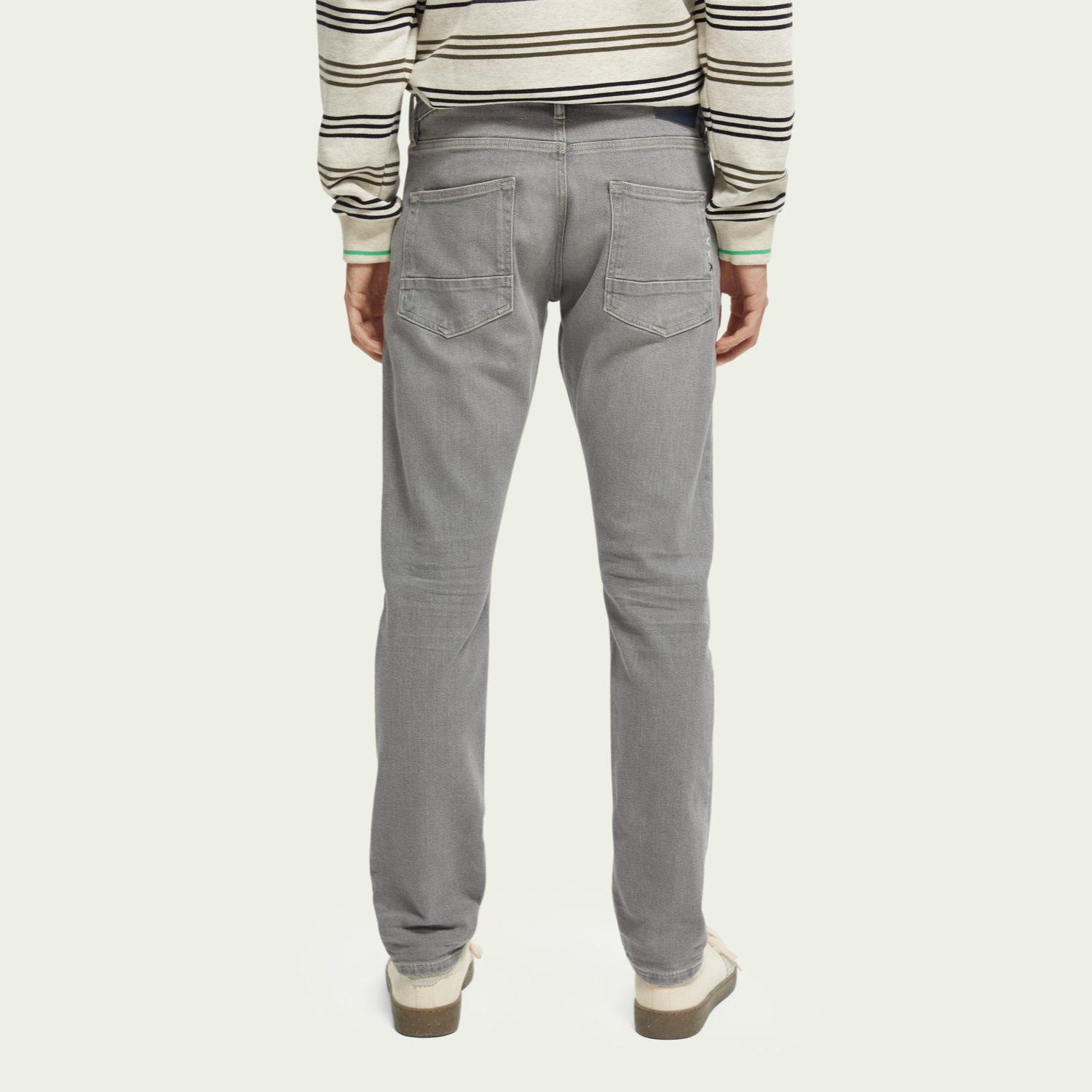 'Scotch & Soda Essential Ralston Jeans' in 'Grey Stone' colour