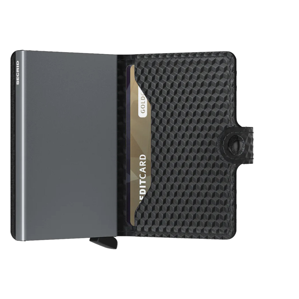 'Secrid Miniwallet - Cubic' in 'Black-Titanium' colour