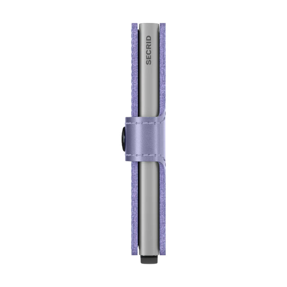 'Secrid Miniwallet - Metallic' in 'Lilac' colour