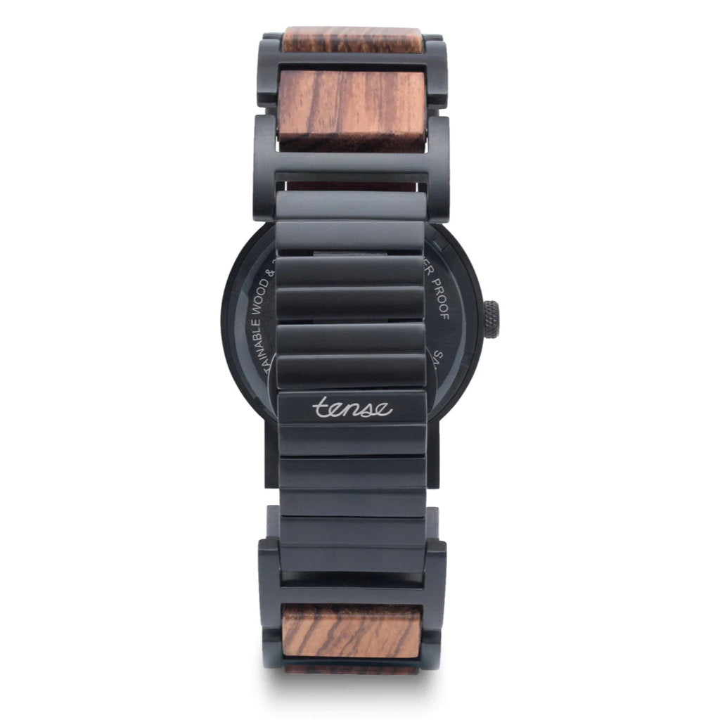 Tense Hudson Ii Hybrid Watch Zebrawood / Black