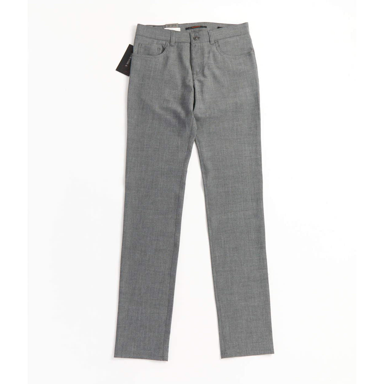 'Alberto Pipe Regular Slim Fit Ceramica Dress Pants' in 'Salt 'N Pepper' colour