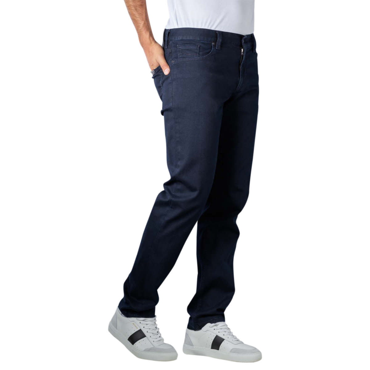 'Alberto Pipe Regular Slim Fit Superfit Dual Fx Denim' in 'Dark Blue' colour