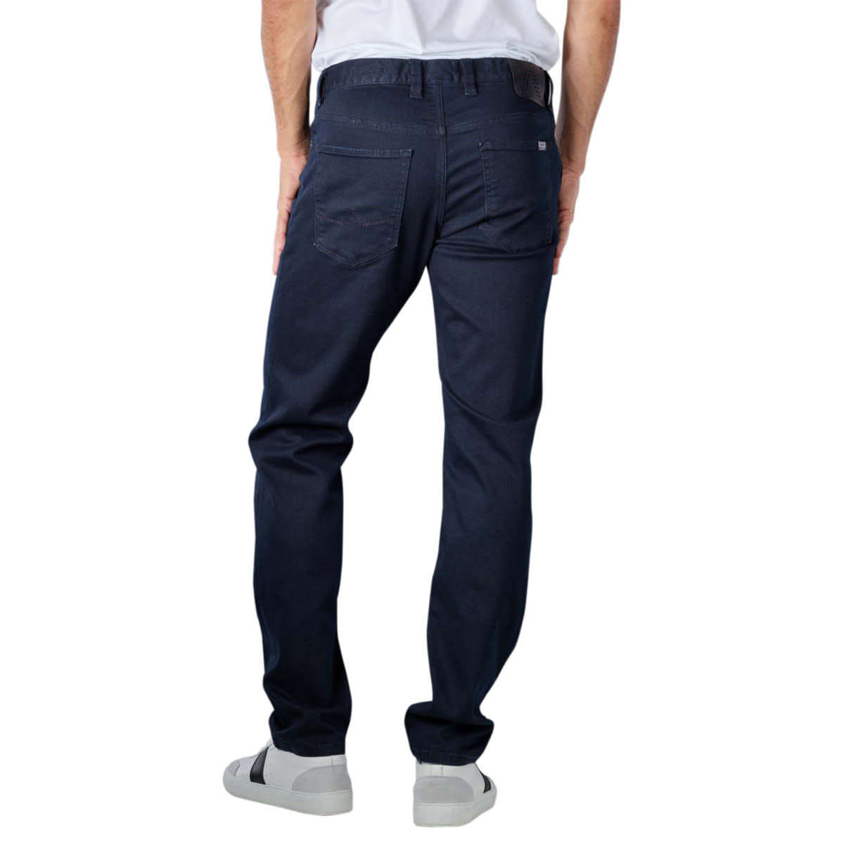 'Alberto Pipe Regular Slim Fit Superfit Dual Fx Denim' in 'Dark Blue' colour
