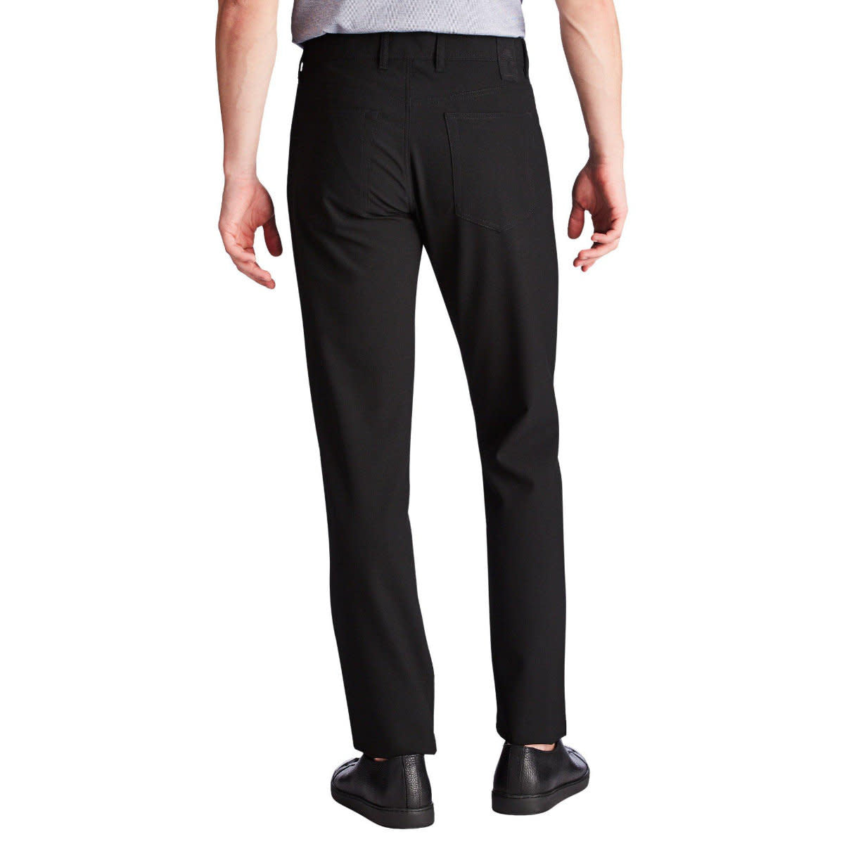 'Alberto Stone Modern Fit Ceramica Dress Pants' in 'Black' colour
