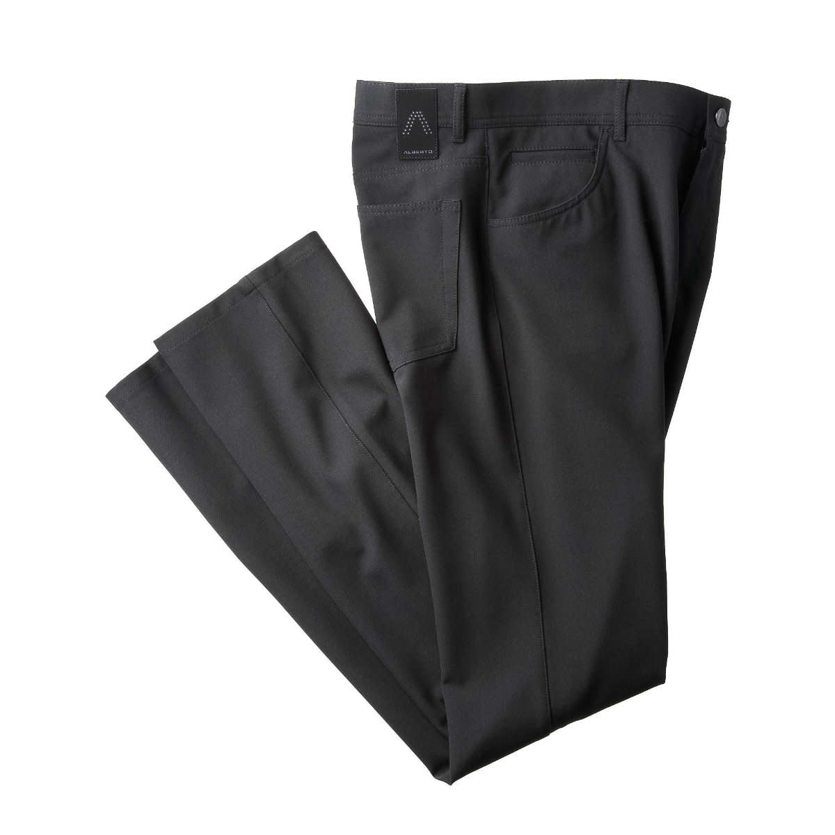 'Alberto Stone Modern Fit Ceramica Dress Pants' in 'Black' colour