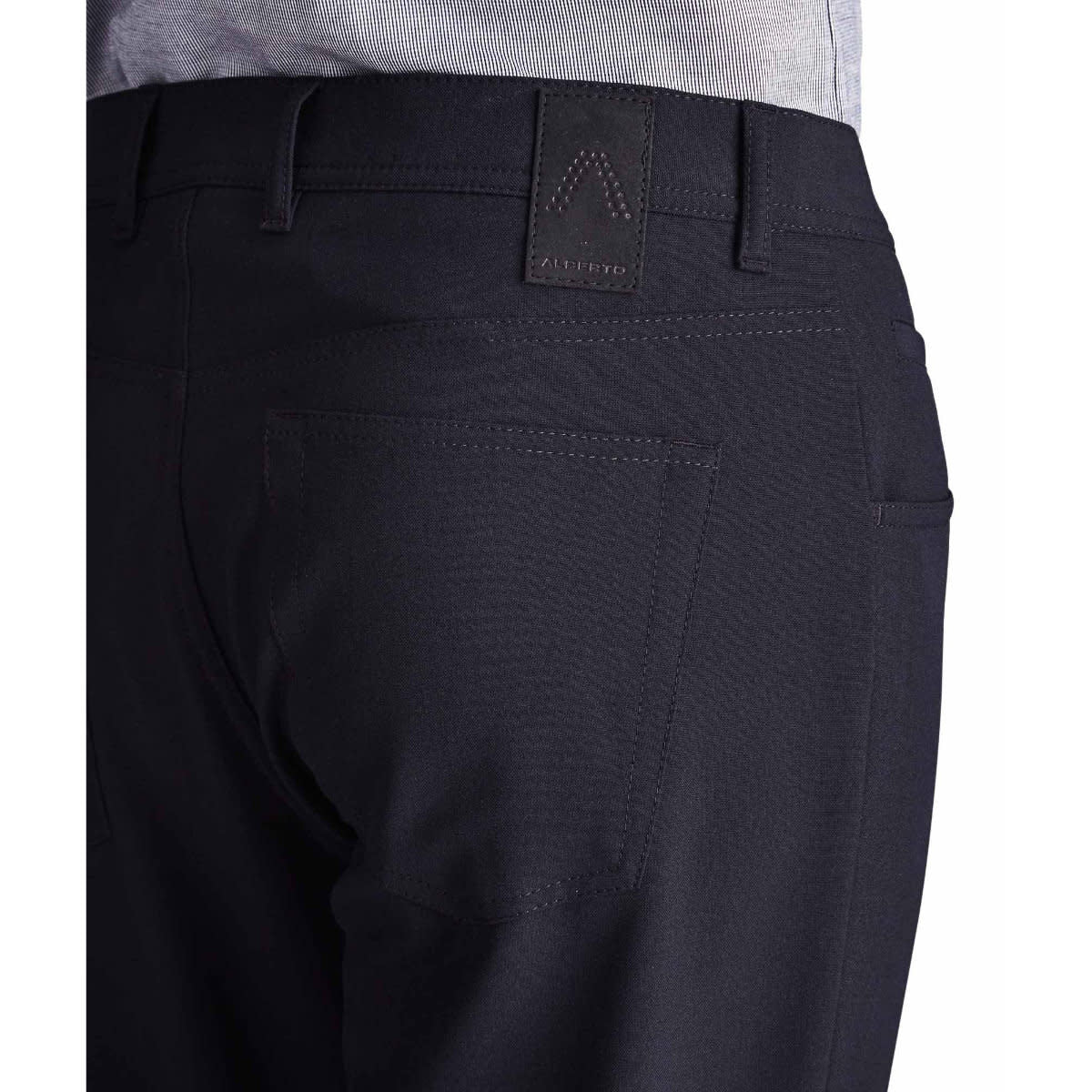 'Alberto Stone Modern Fit Ceramica Dress Pants' in 'Navy' colour