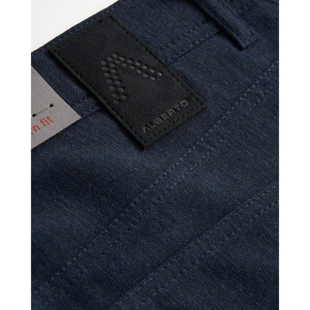 'Alberto Stone Modern Fit Ceramica Dress Pants' in 'Dark Blue' colour