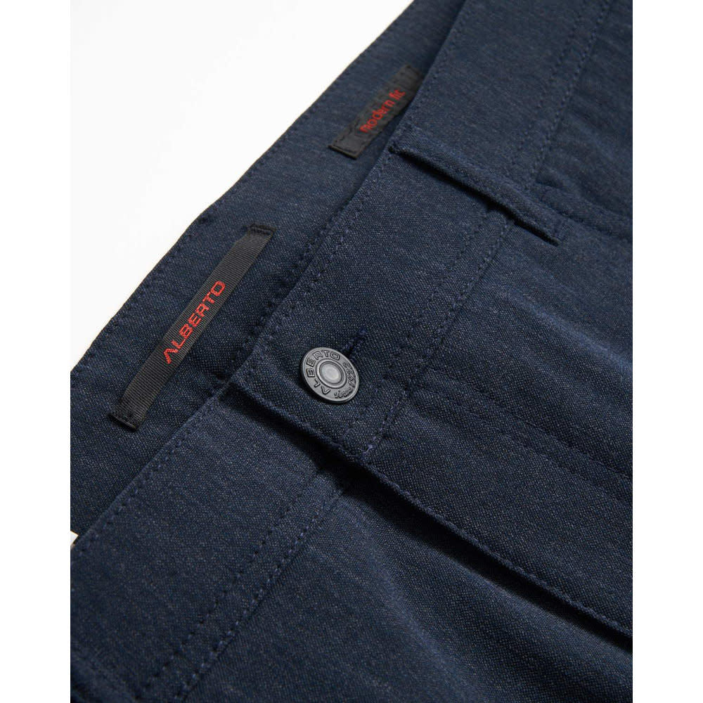 'Alberto Stone Modern Fit Ceramica Dress Pants' in 'Dark Blue' colour