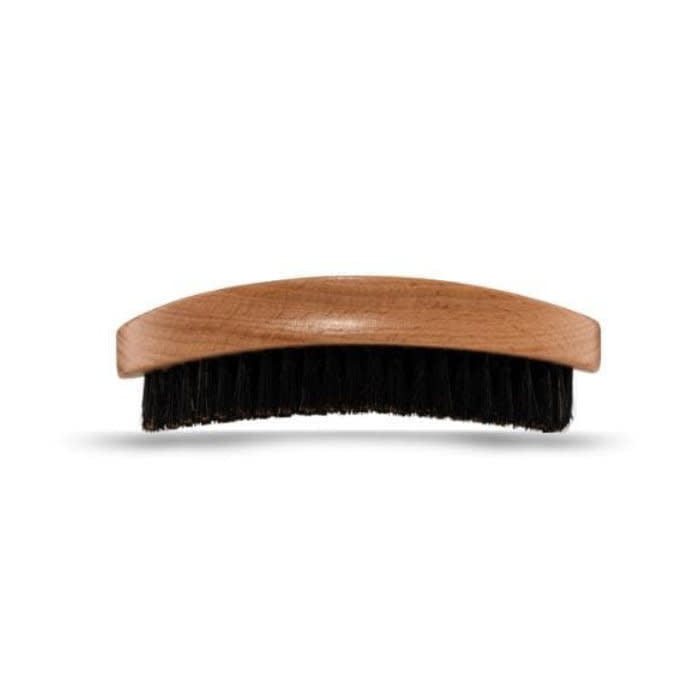 'Big City Beards Genuine Boar Mane Wooden Beard Brush' in 'Brown' colour