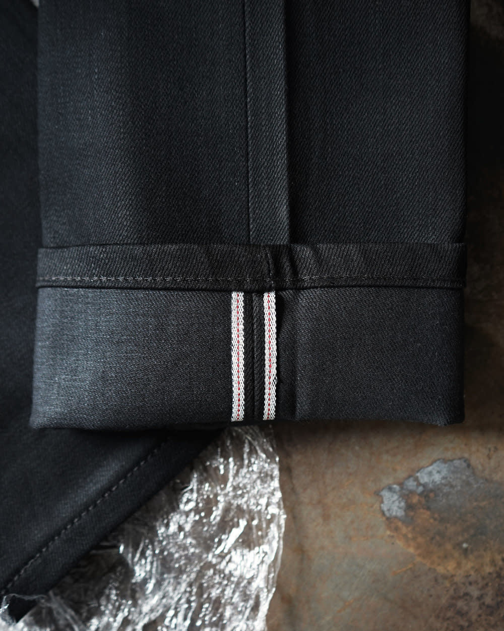 'Naked & Famous Black Cobra Stretch Selvedge - Weird Guy' in 'Black Cobra Stretch' colour
