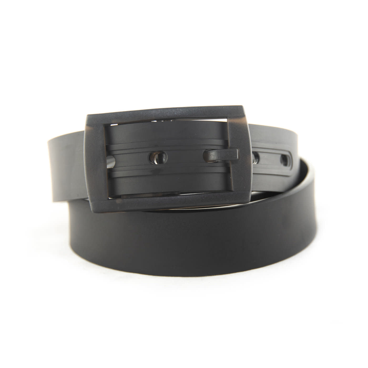 'Borel Nickel Free Silicone Belt' in 'Black' colour