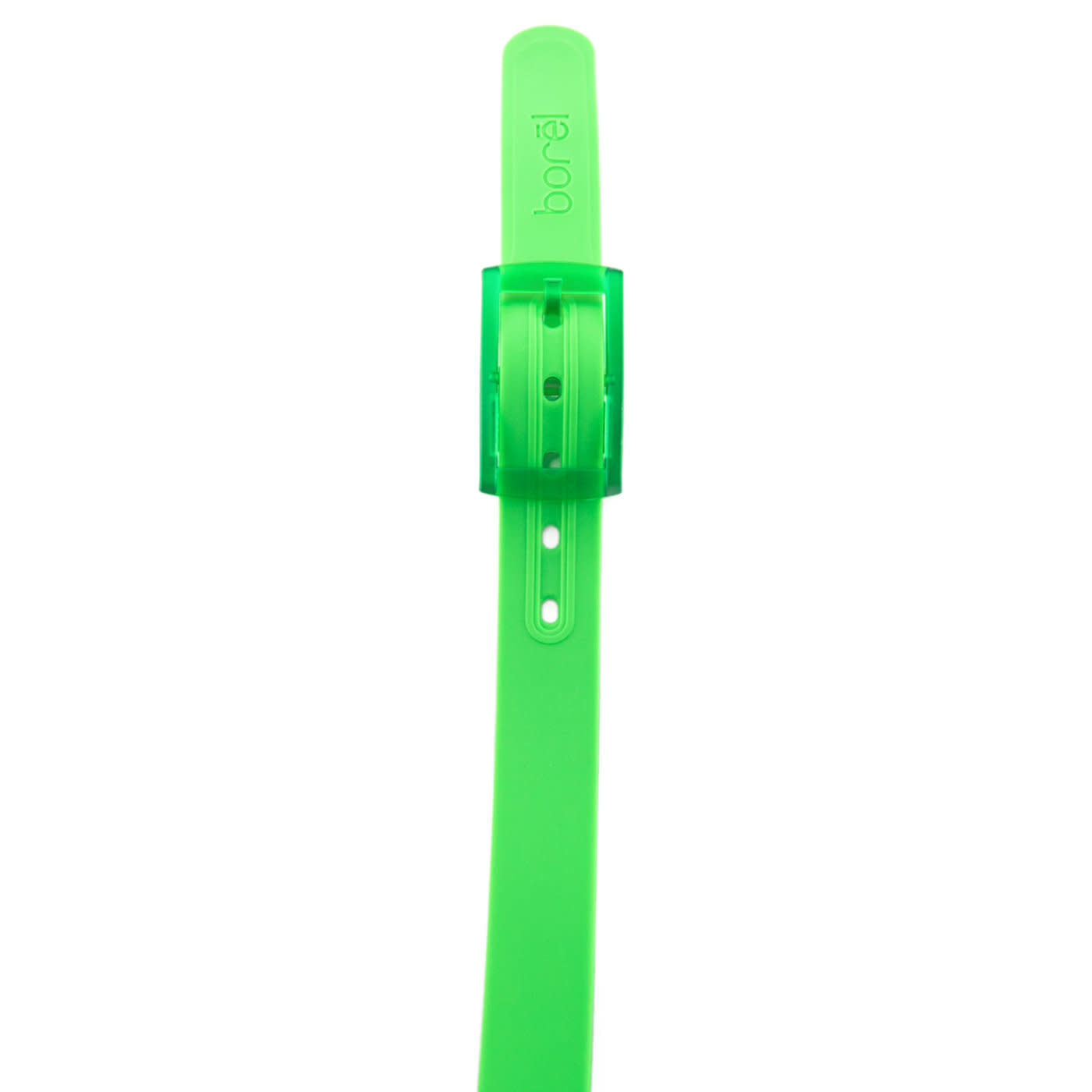 'Borel Nickel Free Silicone Belt' in 'Green' colour