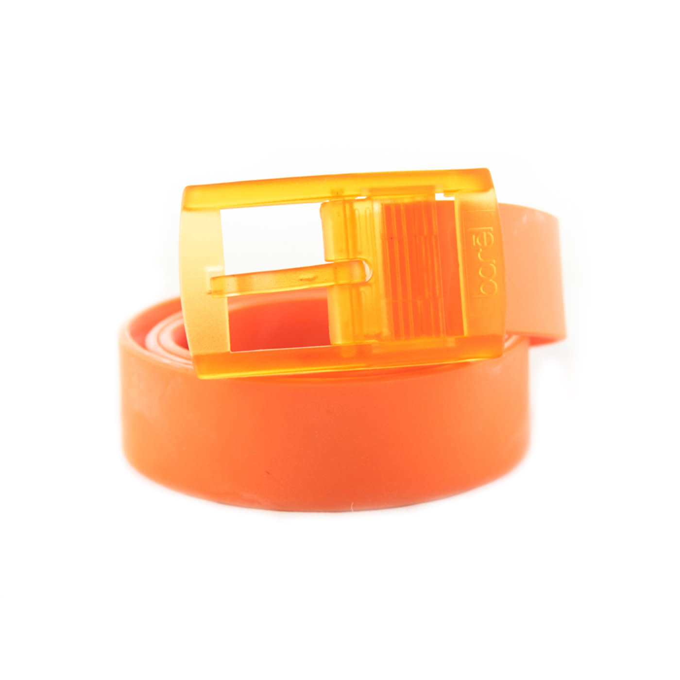 'Borel Nickel Free Silicone Belt' in 'Orange' colour