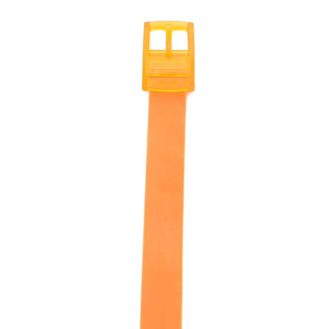'Borel Nickel Free Silicone Belt' in 'Orange' colour