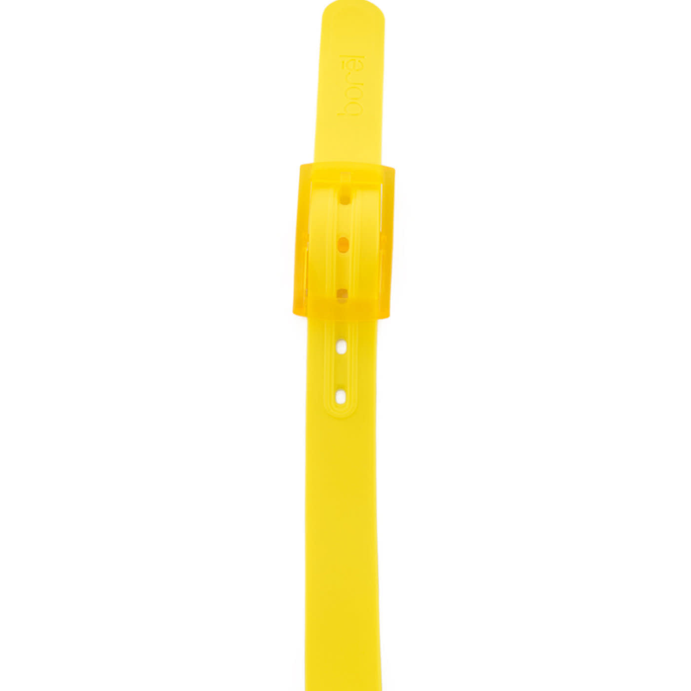 'Borel Nickel Free Silicone Belt' in 'Yellow' colour