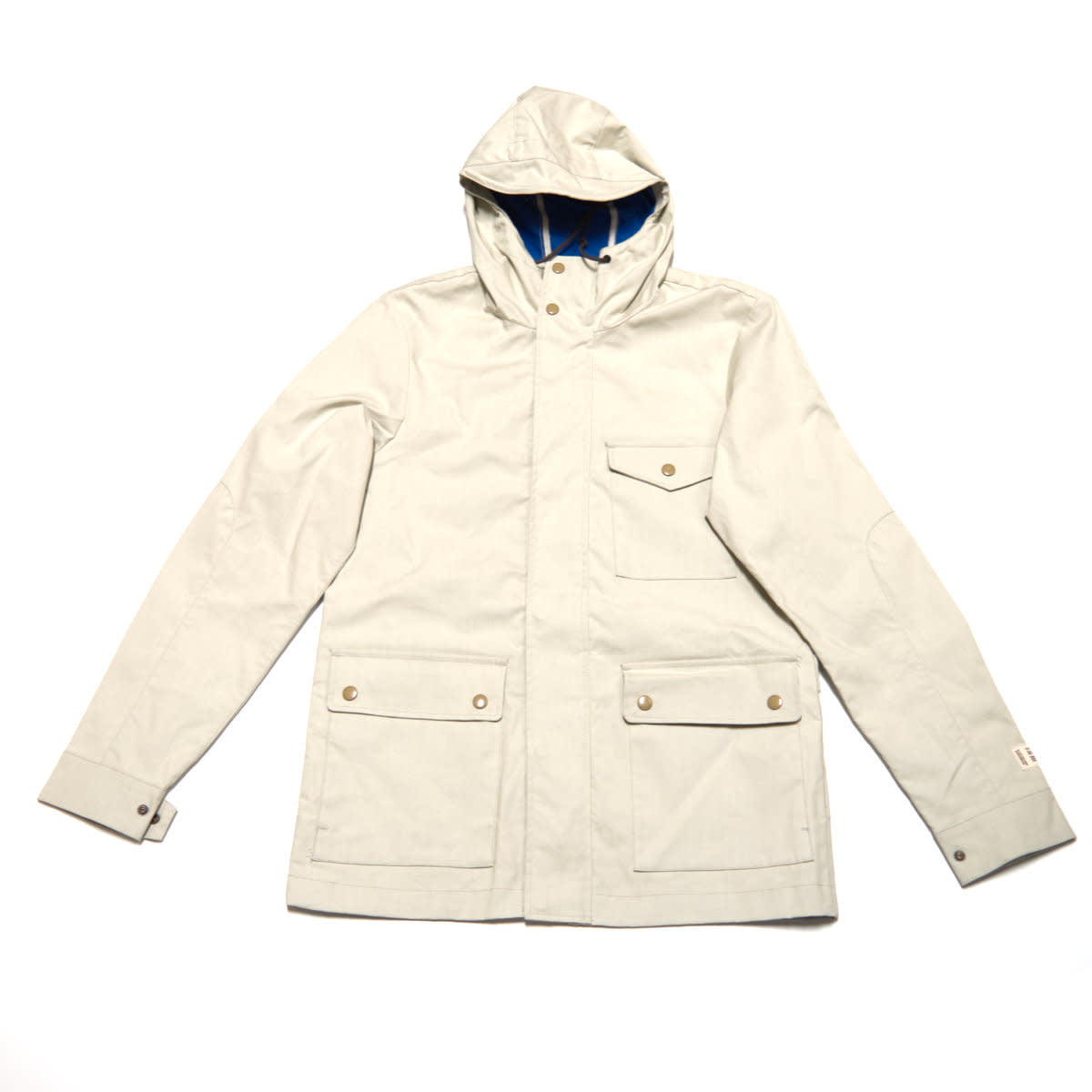 'Scotch & Soda Mid-Length Jacket' in 'Beige' colour